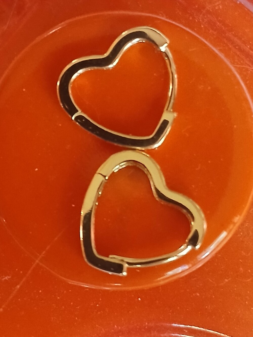 Sweet Small Heart Hoops